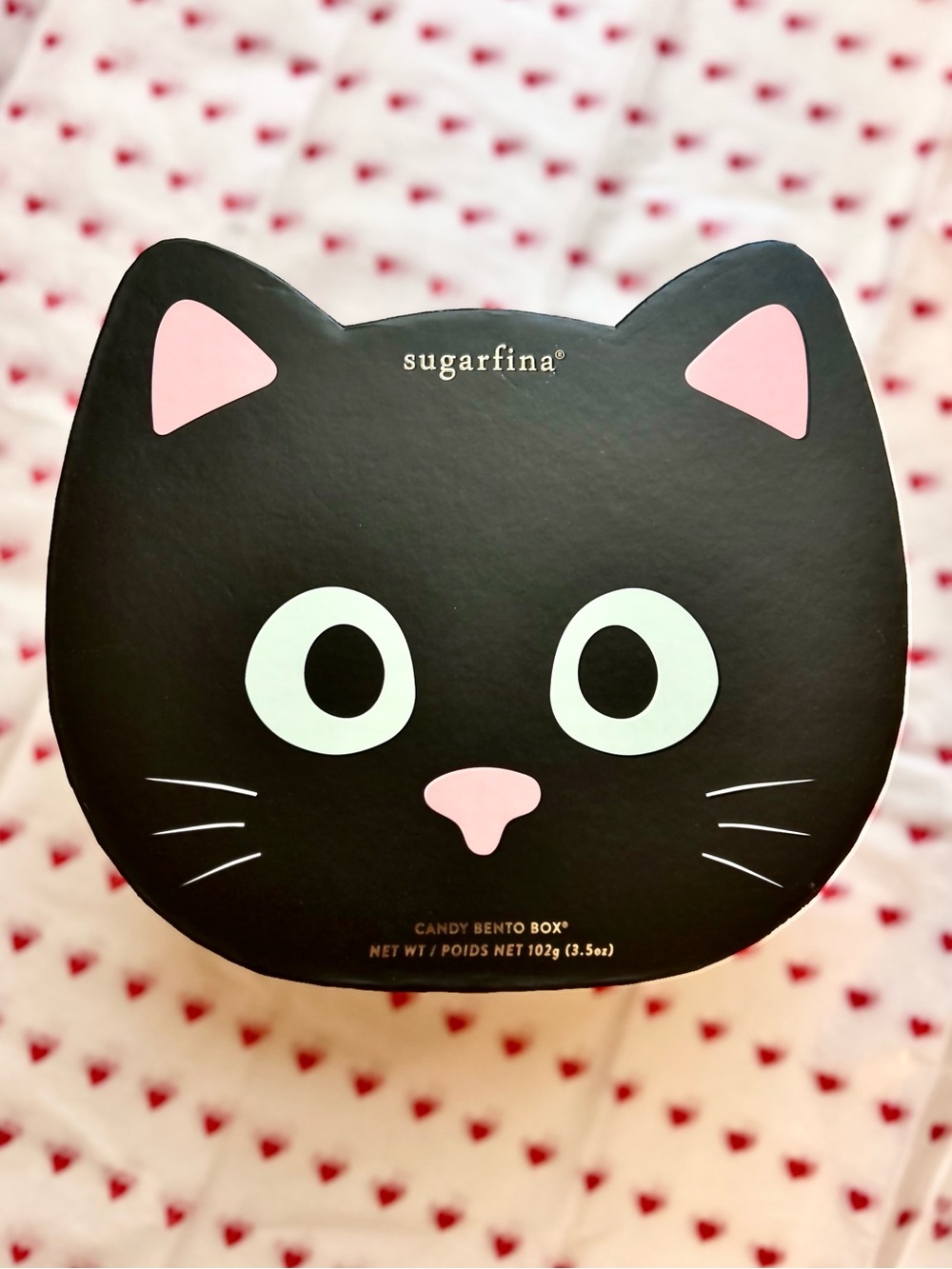 Sugarfina Black Cat Candy Bento Box box only